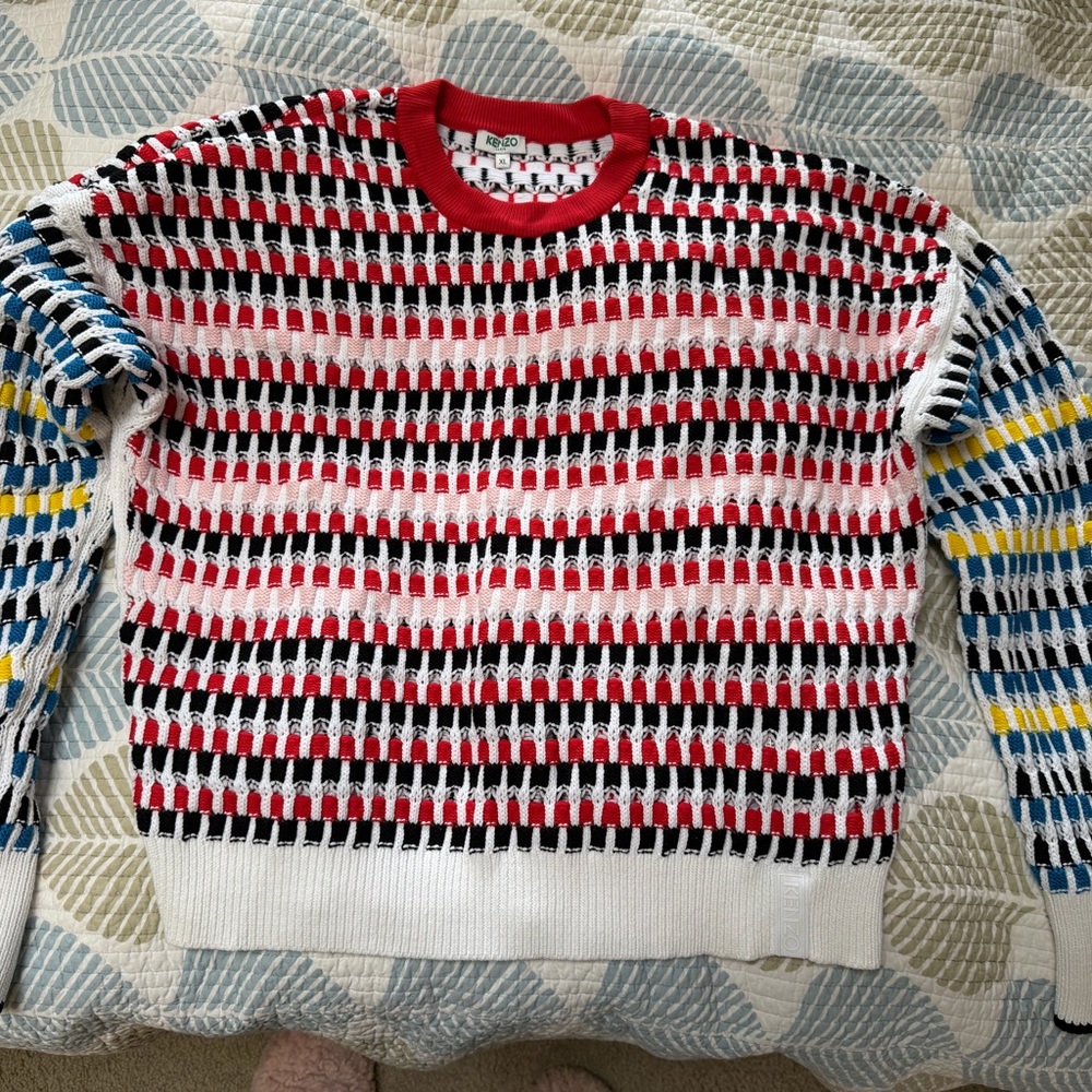 Kenzo Colorful Striped  Sweater